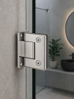 Balama din inox pentru usi din sticla securizata, finisaj satinat si rezistenta ridicata
